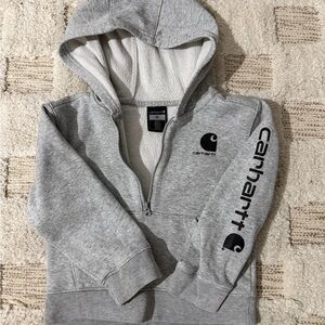 Carhartt Kids Light Gray Zip-Up toddler 3T